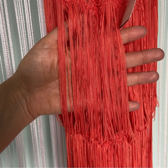 Bebe Fringe Tassel Flapper Dress Size XS NWT - Picture 9 of 17